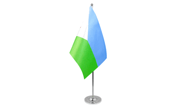 Djibouti Satin Table Flag